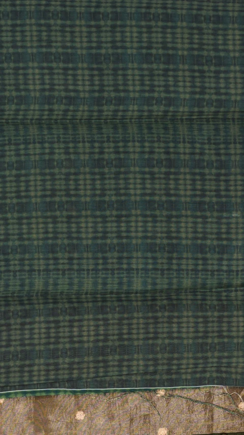 Pure Organza Silk Digital Print And Antique Zari Border