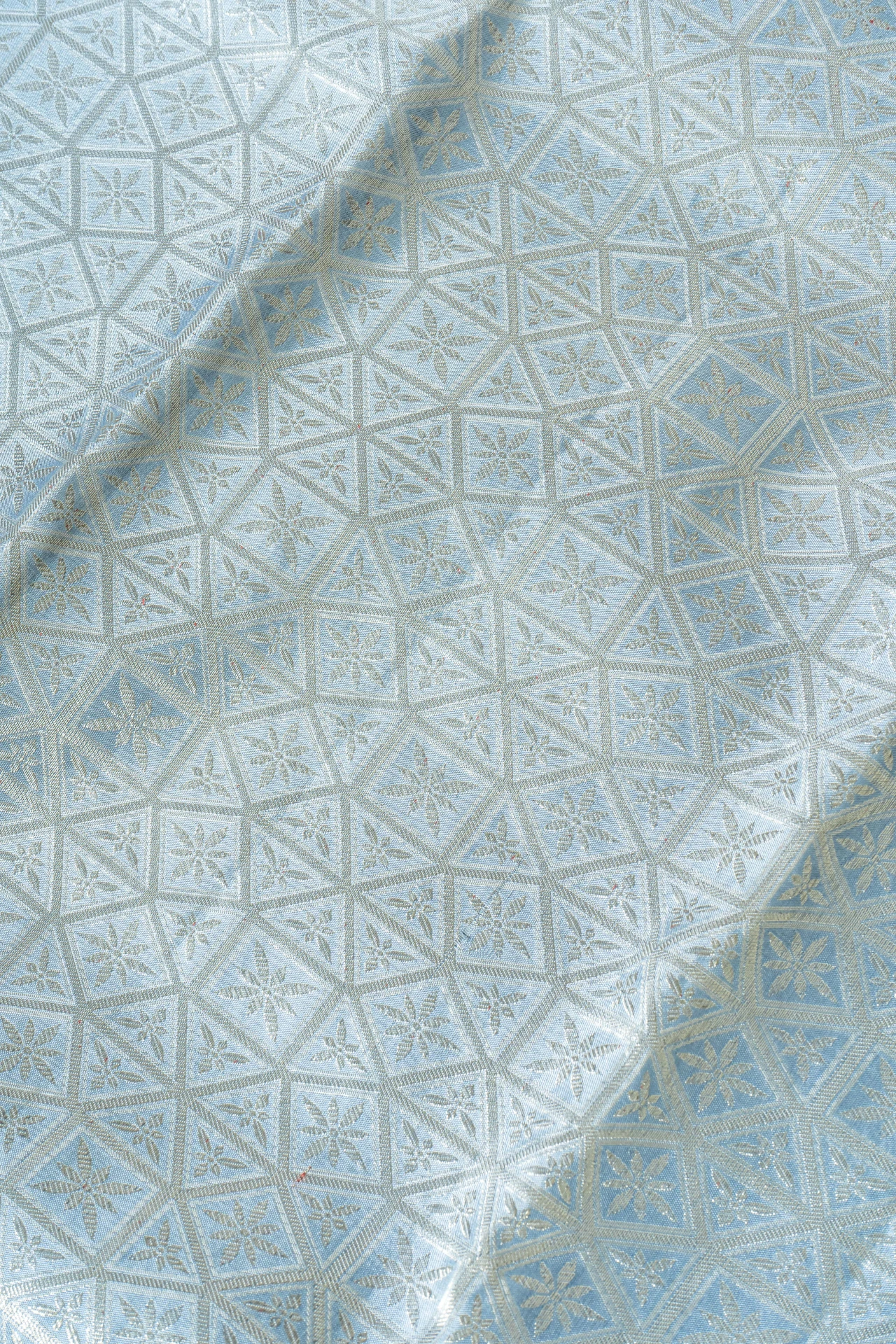Grey Pure Kanchivaram Silk With Brocade Design 
