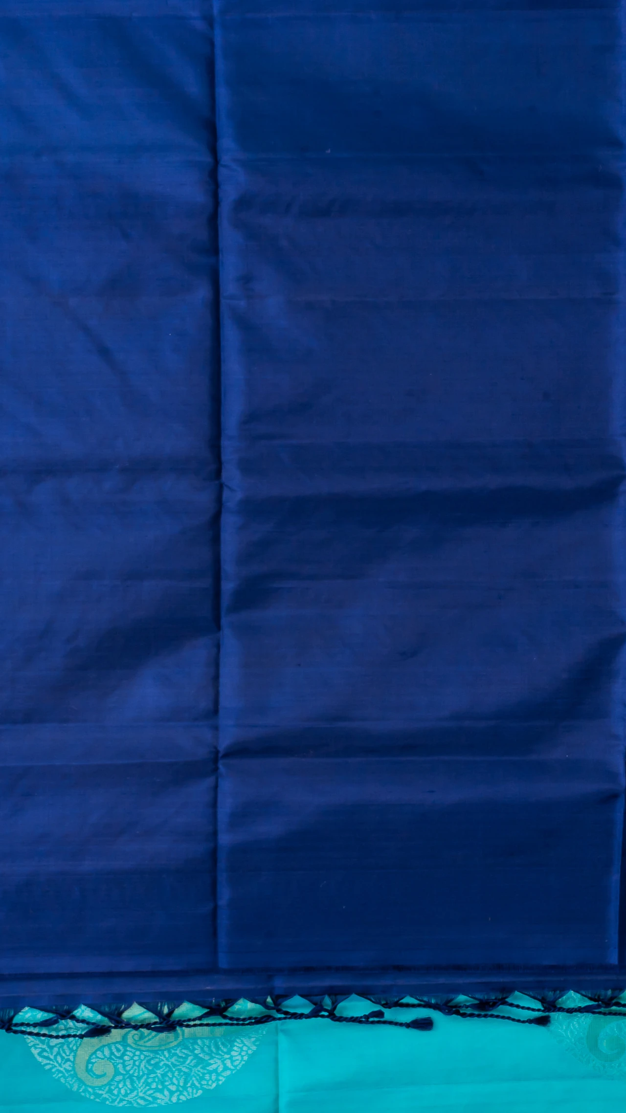 Sky Blue Pure Soft Silk With Zari Butta Contrast Pallu And Blouse