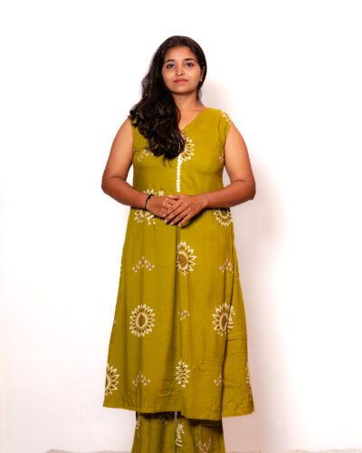 Light Green Kurti Set