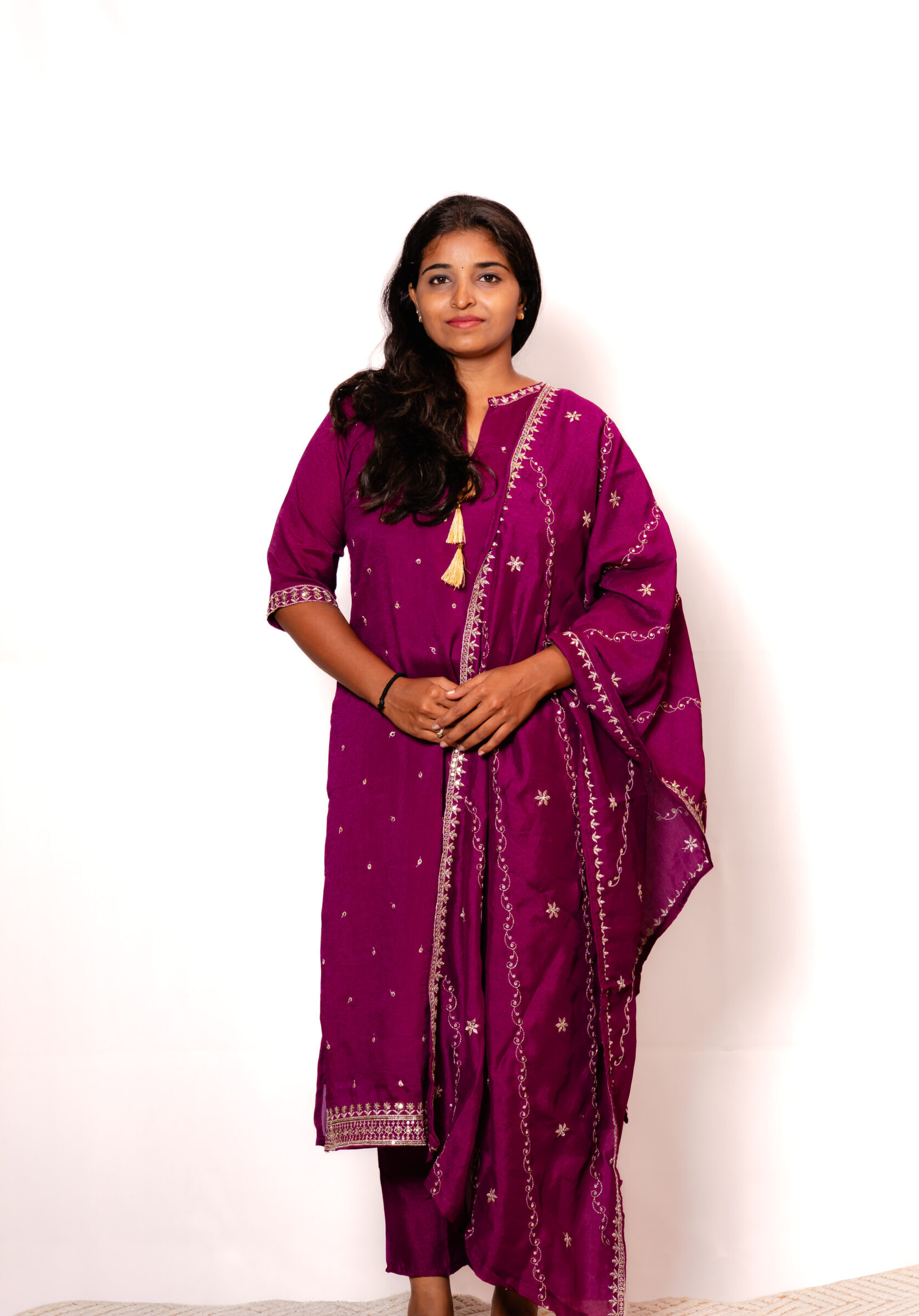 Deep Purple Kurti Set Deep Purple Kurti Set
