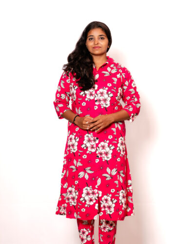 Pink Kurti Set