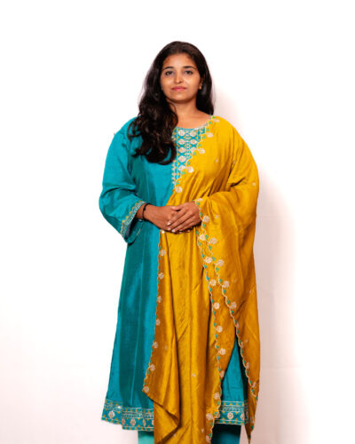 Peacock Green Chudidhar Set