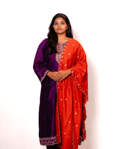 Maroon Chudidhar Set