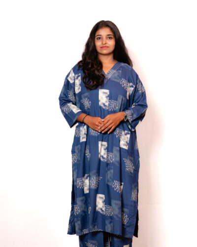 Indigo Blue Kurti Set