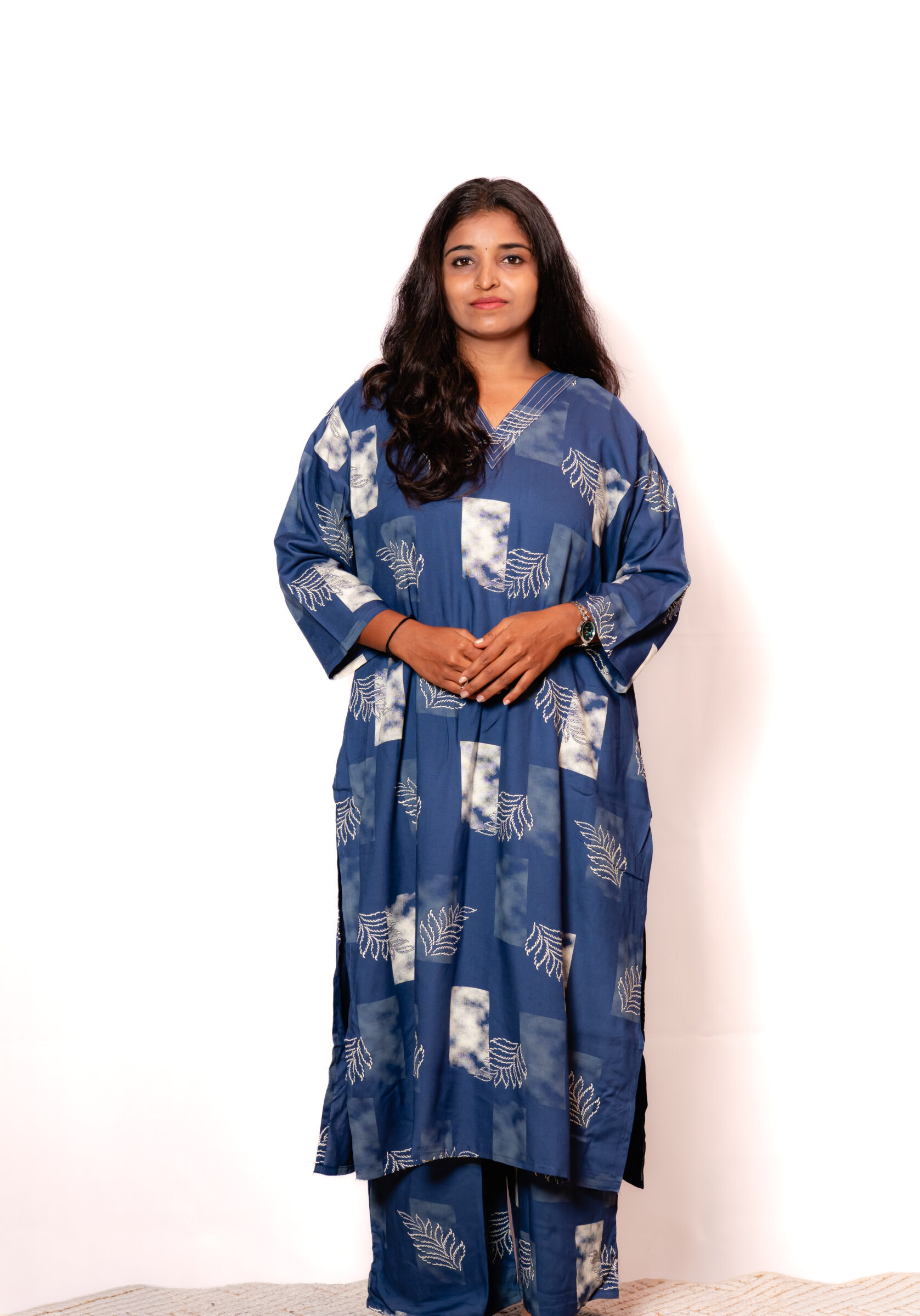 Indigo Blue Kurti Set Indigo Blue Kurti Set