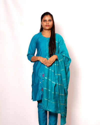 Bondi Blue Chudidhar Set