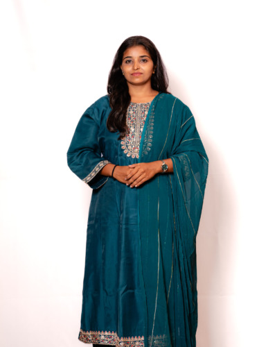 Imperial Teal Chudidhar Set