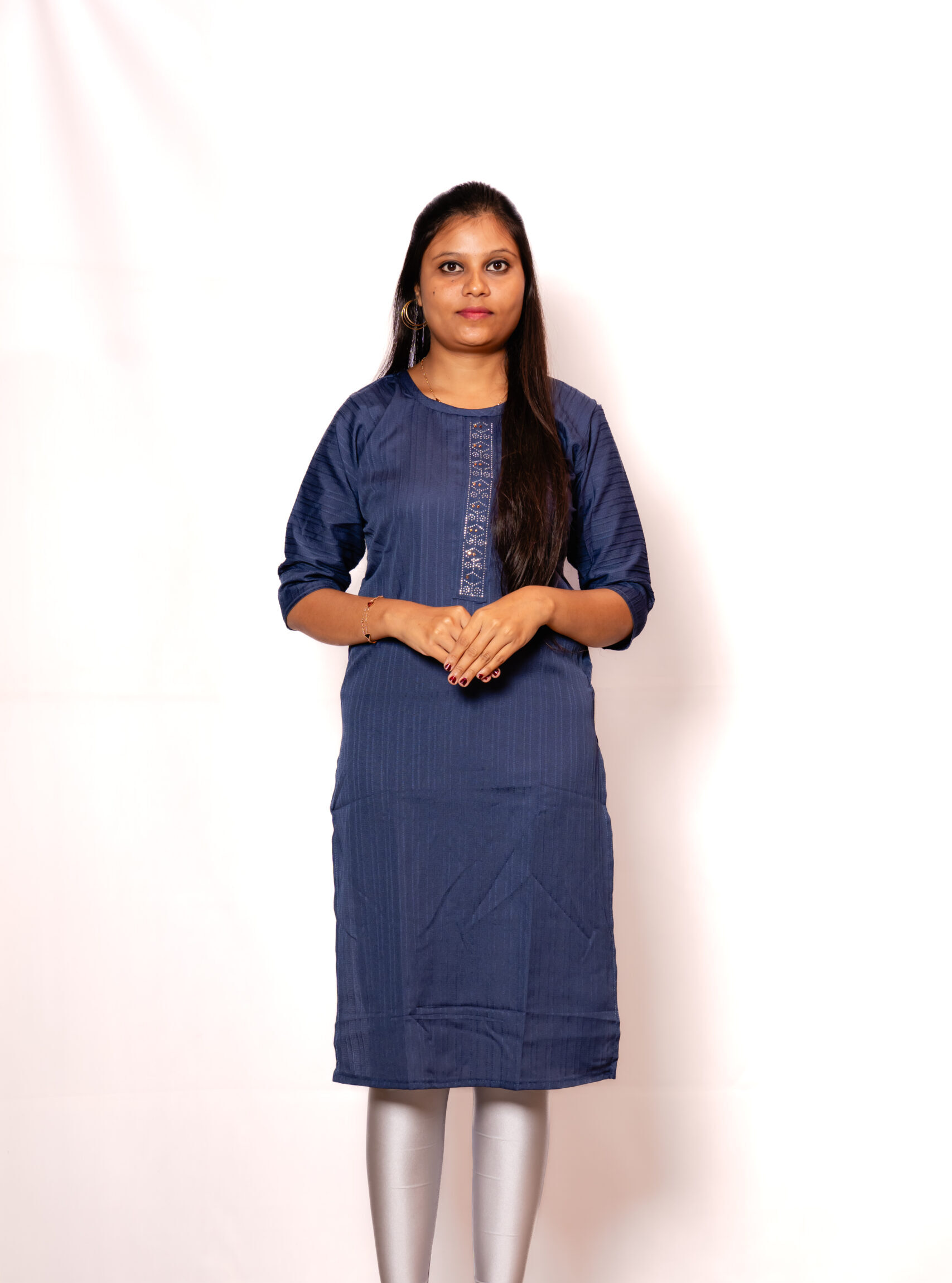 Slate Blue Kurti Slate Blue Kurti