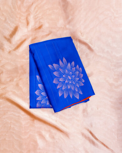 Royal Blue kanchipuram saree