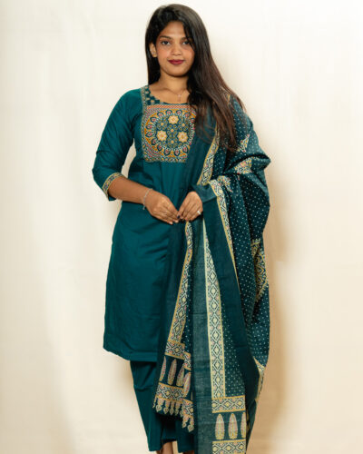 Emerald Green Kurti set