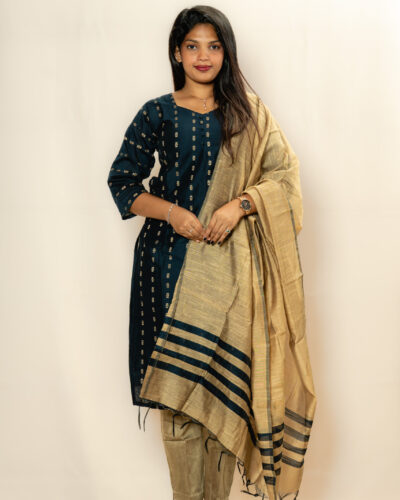 Peacock Green Chudidhar Set