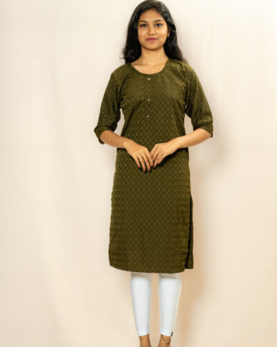 Pickle Green Kurti