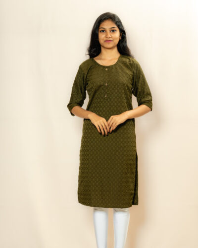 Pickle Green Kurti